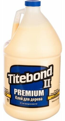 Столярный клей Titebond II PREMIUM влагостойкий желтый 3,785 л