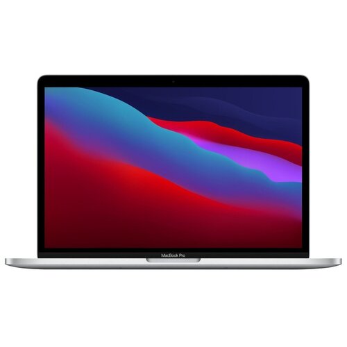 фото Ноутбук apple macbook pro 13 late 2020 (apple m1/13"/2560x1600/16gb/512gb ssd/dvd нет/apple graphics 8-core/wi-fi/bluetooth/macos) z11d0003d, серебристый