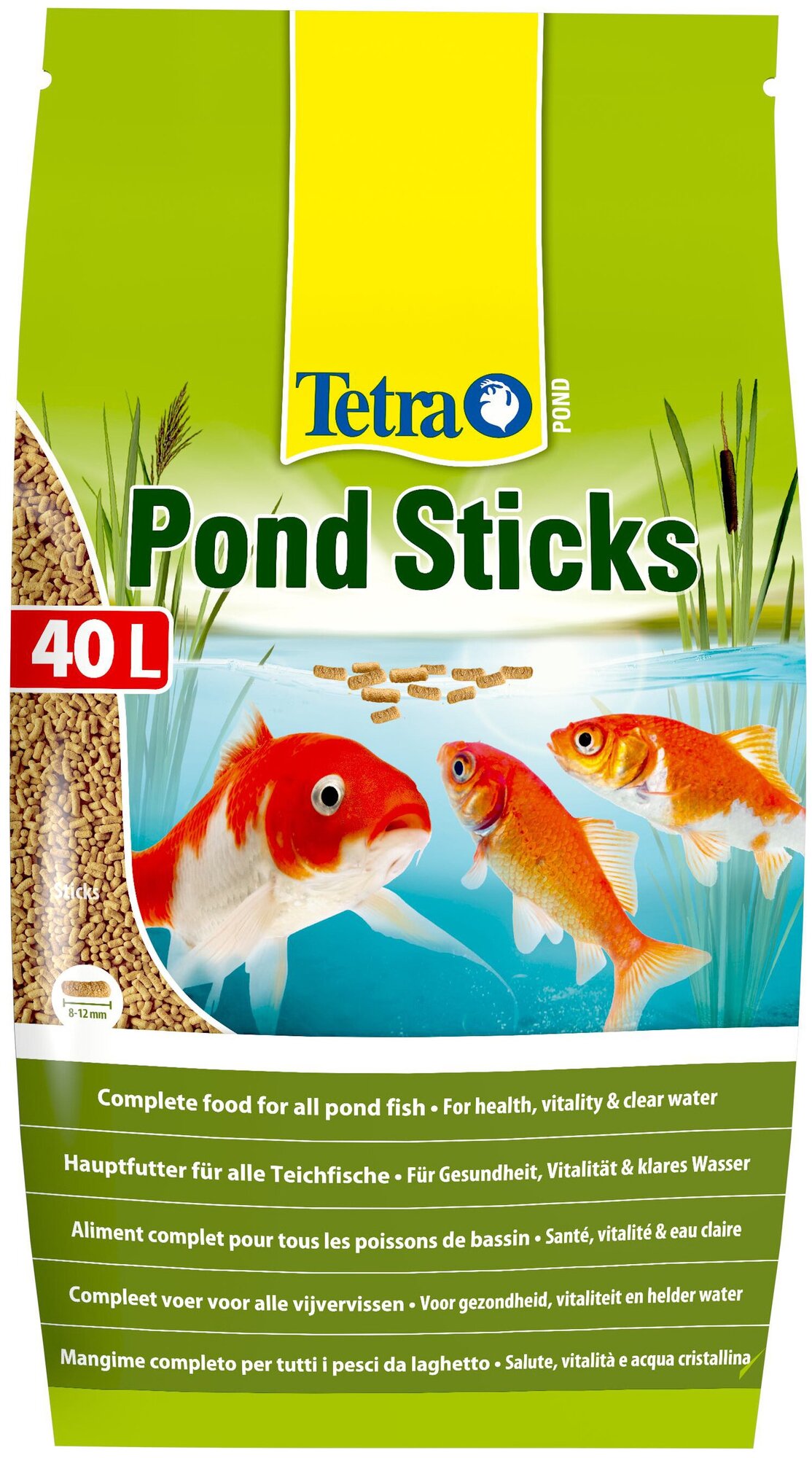 Корм для прудовых рыб Tetra Pond Sticks 40л основной гранулы (мешок) - фотография № 2