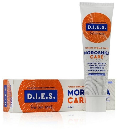 Зубная паста D.I.E.S. Moroshka Care, 100 мл, разноцветный