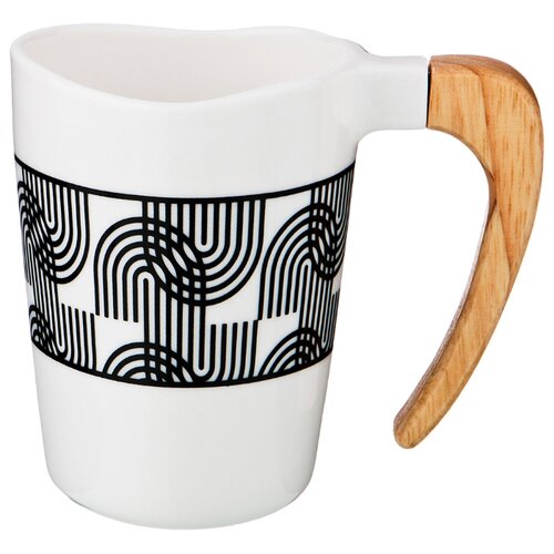 фото Кружка с деревянной ручкой 350мл lefard (85-1553)