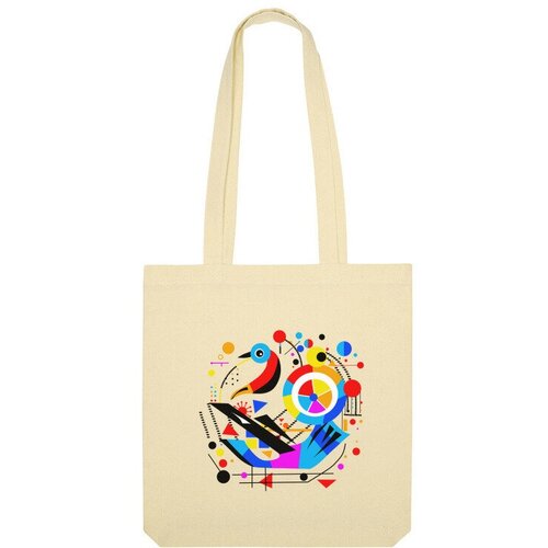 фото Сумка шоппер us basic, бежевый