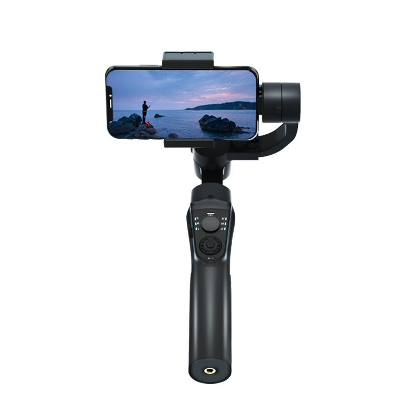 Стабилизатор для смартфона WiWU 3-Axis Stabilized Gimbal, Трехосевой, Черный