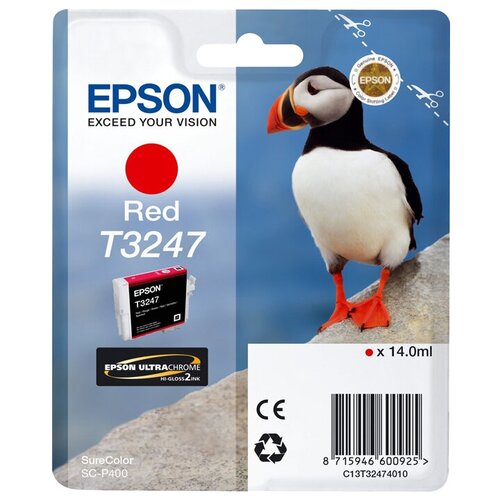 Epson C13T32474010, 980 стр, красный