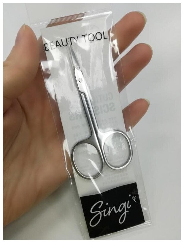 Ножницы маникюрные Singi SCL-100 Cuticle Scissors - фото №2