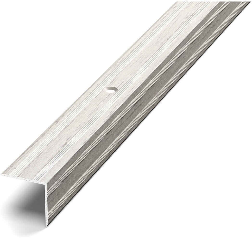 Порог угловой Лука ПУ-05 алюминий 1800 x 20 x 20 мм дуб арктик