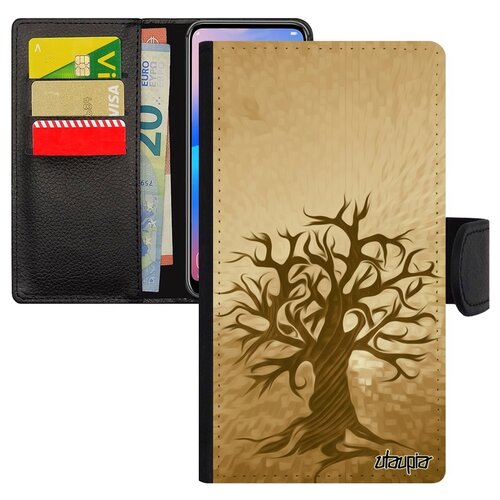 фото Чехол книжка на мобильный xiaomi mi 8 lite, "дерево жизни" лес древо utaupia
