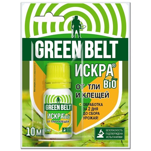 Green Belt средство для защиты от насекомых Искра Bio, 10 мл, 10 г