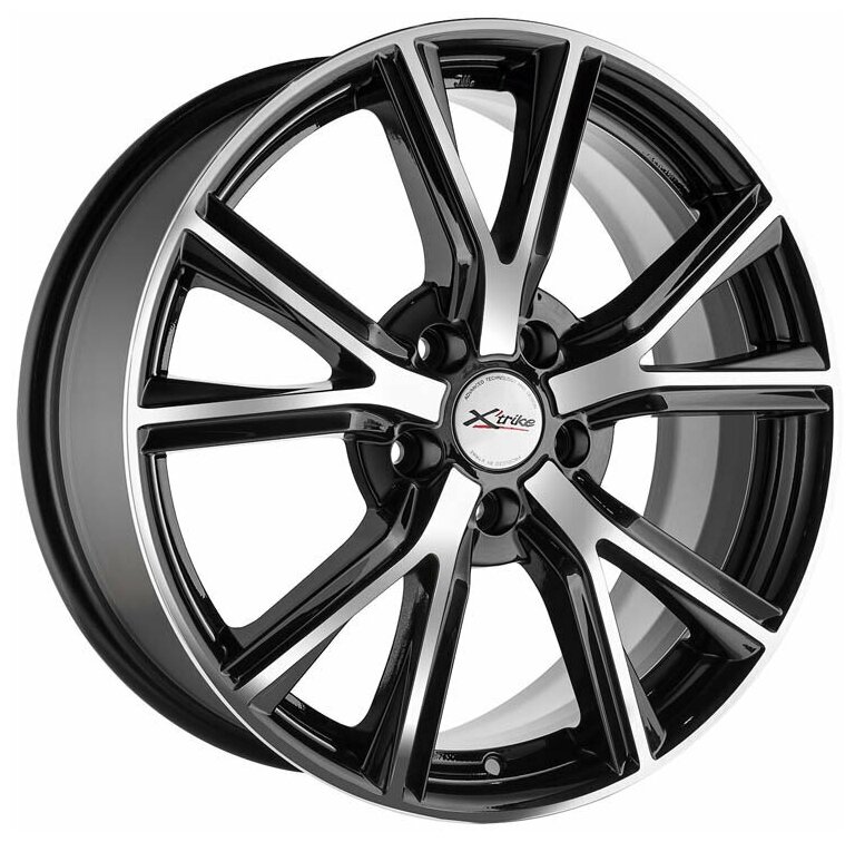 Диск колесный X-trike X-122 7.5x18/5x108 D67.1 ET49 BK/FP