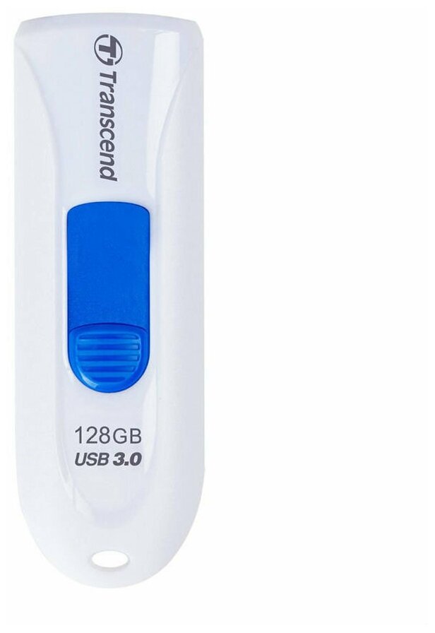 Флеш Диск Transcend 128Gb Jetflash 790 USB3.0 белый