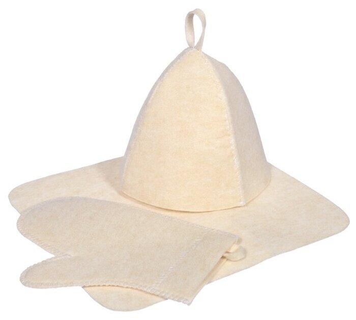 Hot Pot Набор из 3-х предметов: шапка коврик рукавица