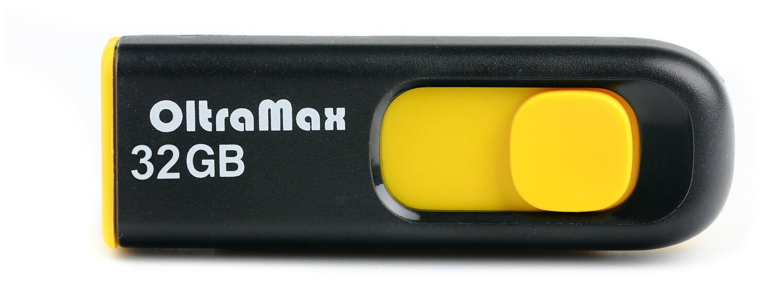 Флешка OltraMax 250 32GB Black/Yellow