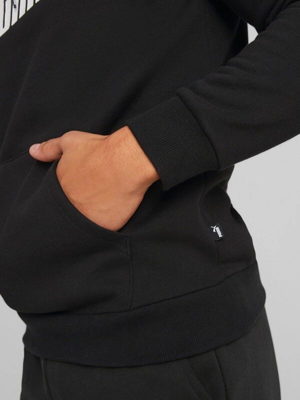 Худи PUMA ESS 2 COLOR No. 1 Logo, размер L, , черный — фото 1