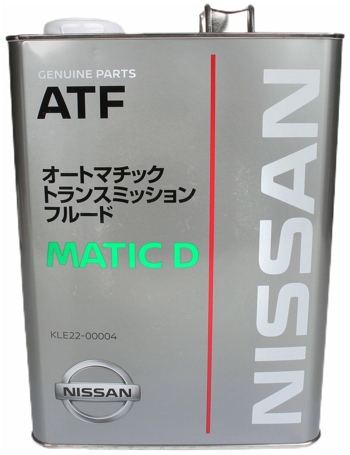 Масло трансмиссионное Nissan ATF Matic Fluid D, 4 л