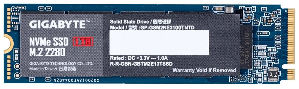 Накопитель SSD Gigabyte 1Tb Gigabyte ( ) (GP-GSM2NE3100TNTD)