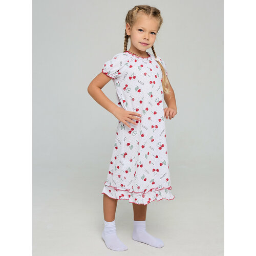 Сорочка Дети в цвете, размер 38-134, белый пижама дети в цвете размер 38 134 черный оранжевый