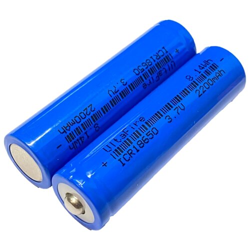 фото Аккумулятор premium battery 18650 li-ion ultrafire g60 icr 18650 2200mah, 2шт