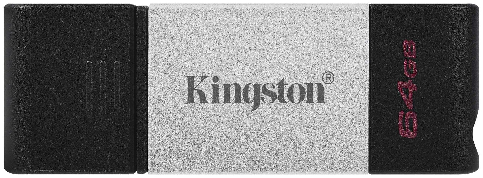 Kingston USB Drive 64GB USB 3.2 Gen 1, USB-C Storage DT80 64GB