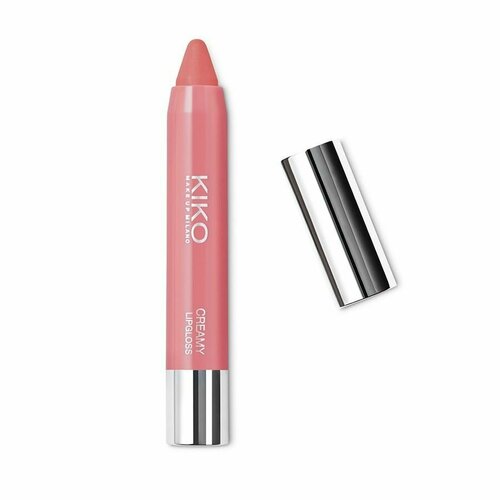 KIKO MILANO Блеск-карандаш с эффектом влажных губ Creamy Lipgloss (102 Pearly Strawberry Pink)