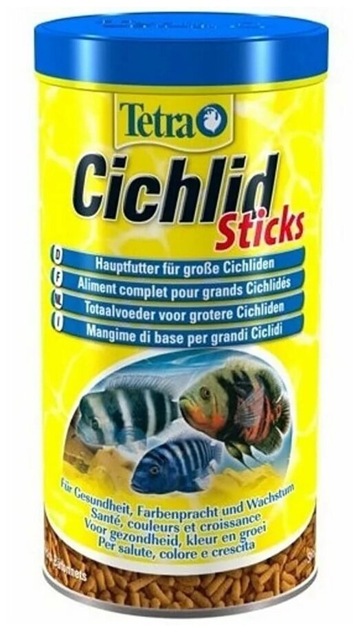 TetraCichlid Sticks корм для всех видов цихлид в палочках 250 мл - фотография № 4