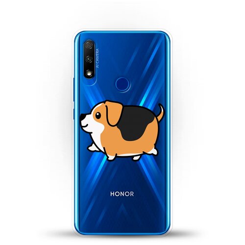 фото Силиконовый чехол толстый бигль на honor 9x andy & paul