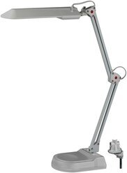 Лампа настольная на струбцине ЭРА NL-202-G23-11W-GY хай-тек, лофт, серый
