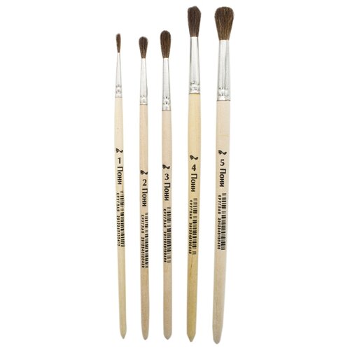 фото Набор 5 кистей 'ромашка' артком