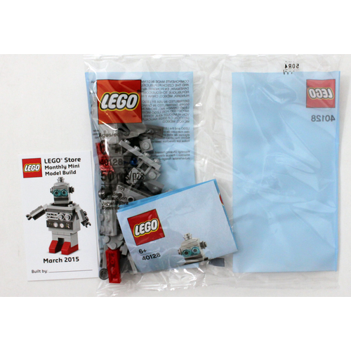 Конструктор Lego polybag 40128 Робот, 50 дет. конструктор lego marvel spiderman 10792 jackhammer vehicle 58 дет