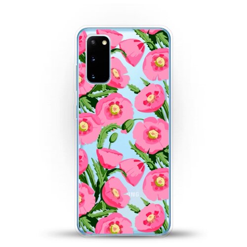 фото Силиконовый чехол узор из цветов на samsung galaxy s20 andy & paul