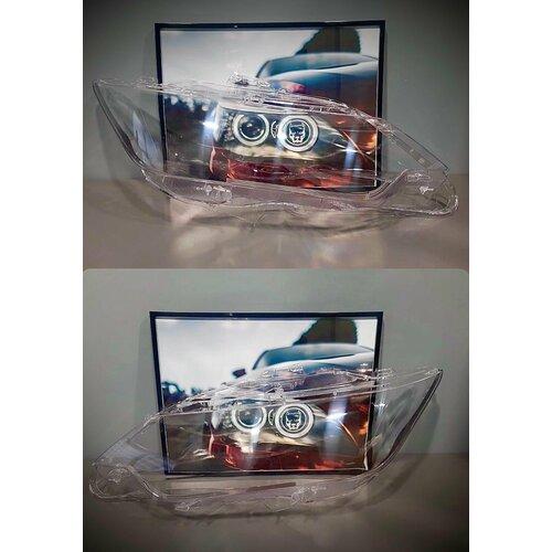 Стекла для фар Toyota Camry 50 рест 2014 - 2017 комплект Камри 55 стекла на фары 9000₽