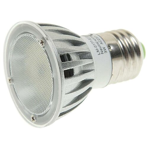 Лампа светодиодная E27 JDR 3W(30W) 220V холодный MEGA LIGHTING LM-0177NW-E27