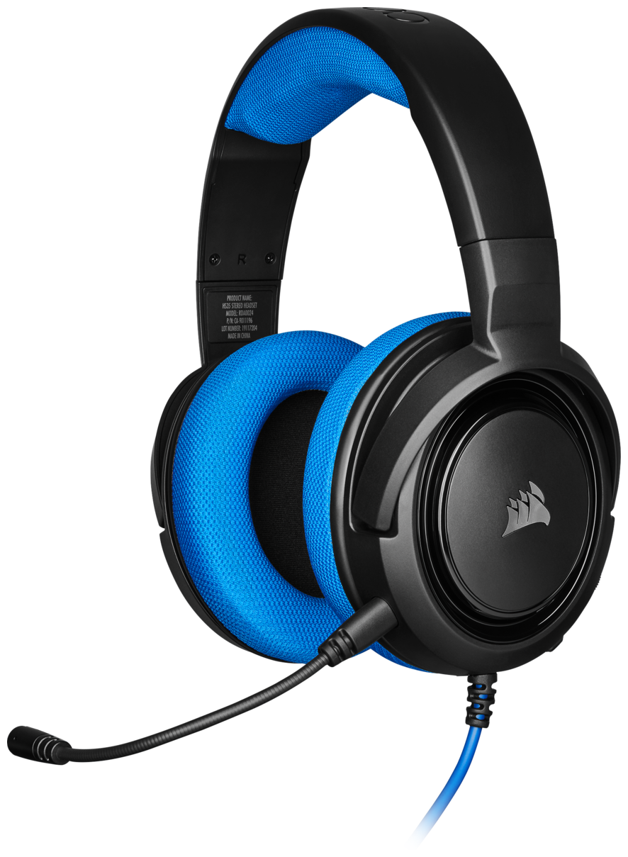 Гарнитура игровая Corsair HS35 STEREO Gaming Headset Blue