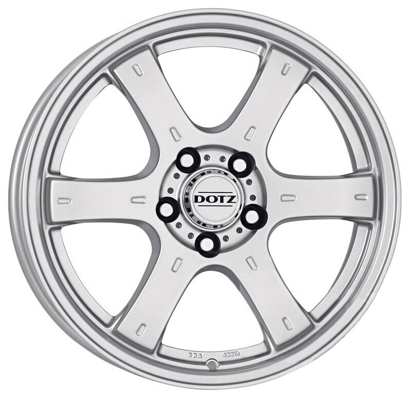 Диски Dotz Crunch 17 / 6*139.7 ET20 D106.1 J8.0 Silver