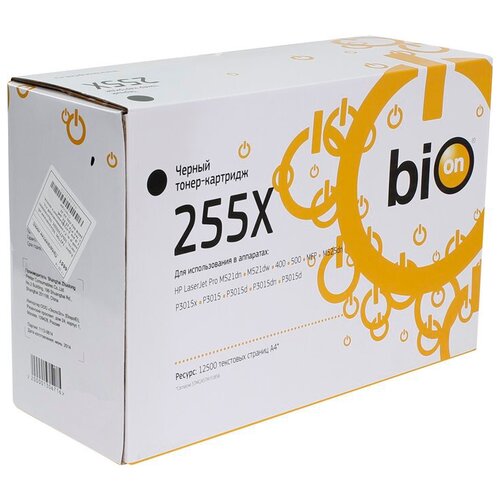 Картридж BiON 255X, 12500 стр, черный картридж solution print sp h 255x 12500 стр черный