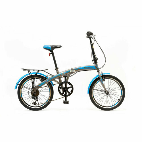 Городской велосипед Hogger Flex 20 7 V, серо-голубой
