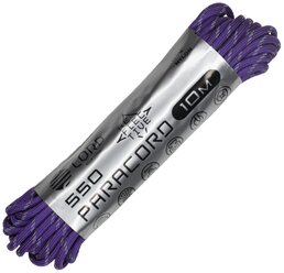 Паракорд 550 Cord 10м световозвращающий (purple)