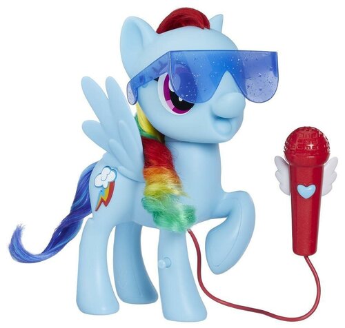 Фигурка My Little Pony My Little Pony Поющая Радуга Дэш E1975, 21.6 см ...