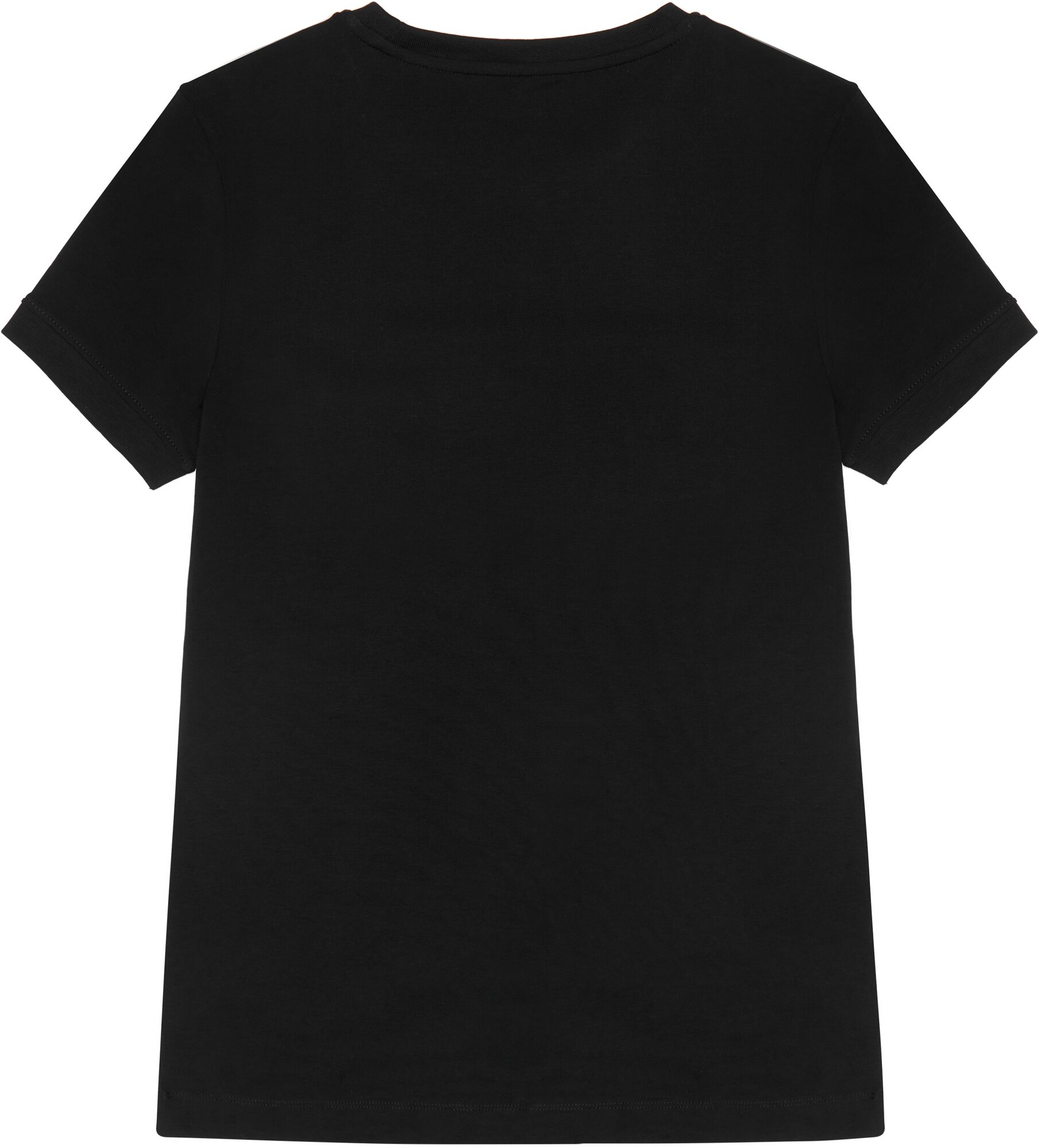 Футболка GUESS SS CN Mini Triangle Tee, размер L, черный — фото 1