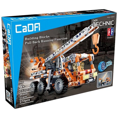 Конструктор Double Eagle CaDA Technic C52013W Автокран, 272 дет.