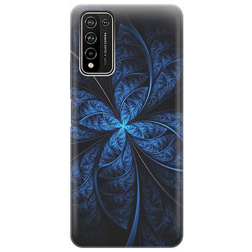 фото Re:pa чехол - накладка artcolor для honor 10x lite с принтом "темно-синяя абстракция"