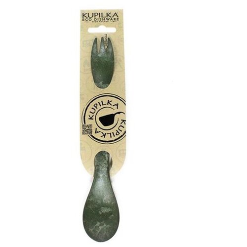 Финская ложка-вилка Kupilka Spork 225 (225 мм), цвет: Conifer