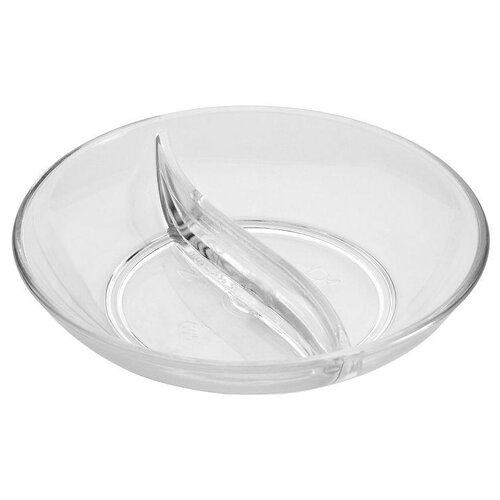 Соусник BORA 50мл Н18хD85 мм 2-секционный поликарбонат прозрачный 1 шт