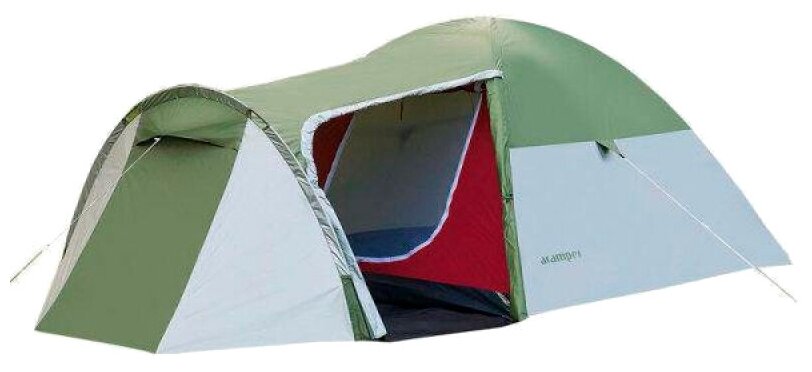 Палатка трекинговая трехместная Acamper Monsun 3, белый/серый