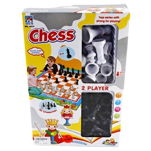 фото Игра наша игрушка 5831 напольные шахматы, поле 63см*50см shantou gepai
