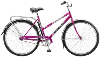 Городской велосипед STELS Navigator 300 Lady 28 Z010 (2018) фиолетовый 20" (требует финальной сборки)