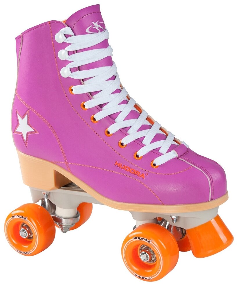 Роликовые коньки HUDORA Rollschuh Roller Disco 13178 р. 42, лиловый