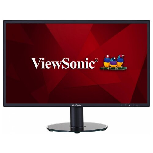 фото Viewsonic viewsonic монитор 23.8" viewsonic va2418-sh black (ips, led, 1920x1080, 75hz, 5 ms, 178°/178°, 250 cd/m, 50m:1