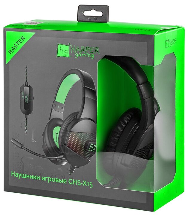 Игровые наушники Harper Gaming Raster GHS-X15