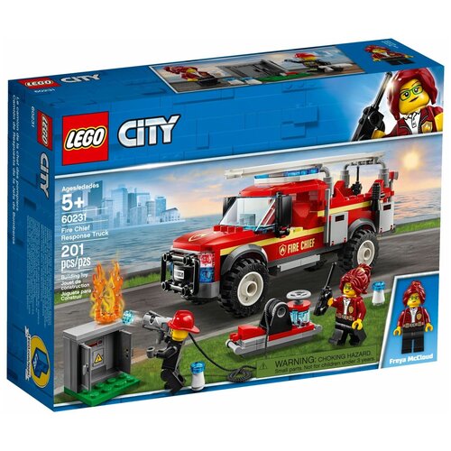 LEGO City 60231 Грузовик начальника пожарной охраны, 201 дет. конструктор lego 30585 автомобиль пожарной охраны 45 дет