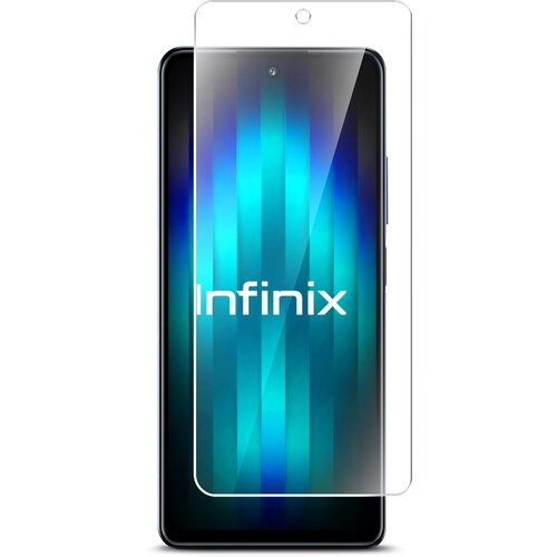 Защитное стекло для Infinix HOT 30 (Инфиникс ХОТ 30) на Экран, (гибридное: пленка+стекловолокно), прозрачное тонкое Hybrid Glass, Miuko защитное стекло на tcl 30 30 5g 30 тсл 30 30 5г 30 на экран гибридное пленка стекловолокно прозрачное тонкое hybrid glass miuko